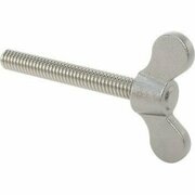 BSC PREFERRED Stainless Steel Wing-Head Thumb Screw 1/4-20 Thread Size 2 Long 92625A114
